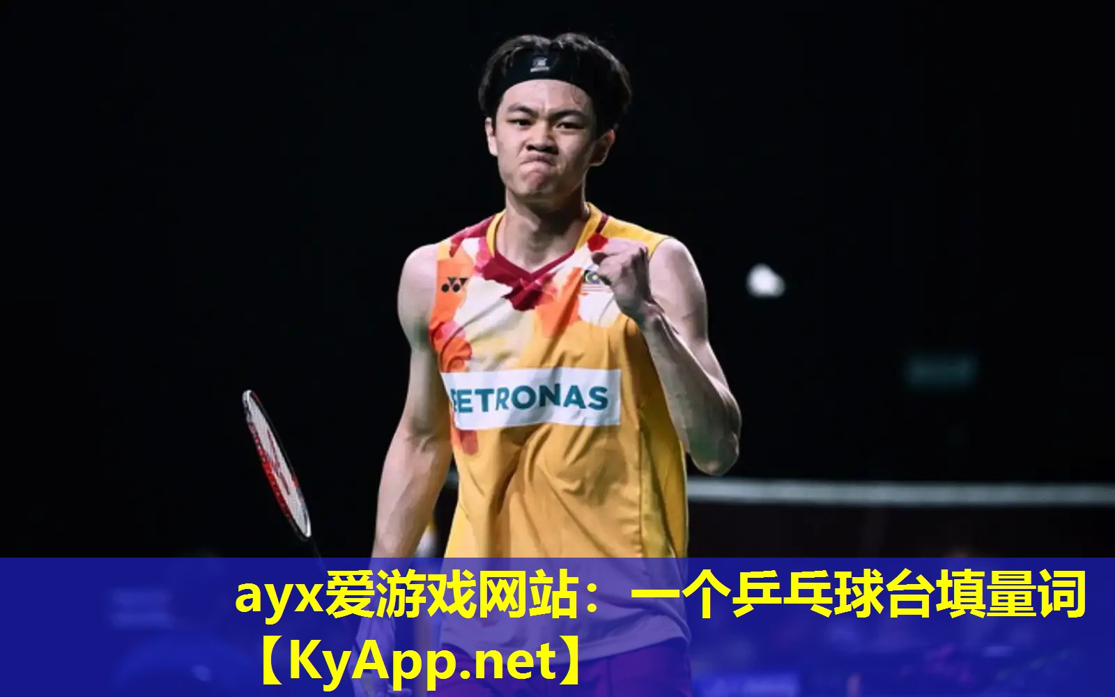 ayx爱游戏网站：一个乒乓球台填量词